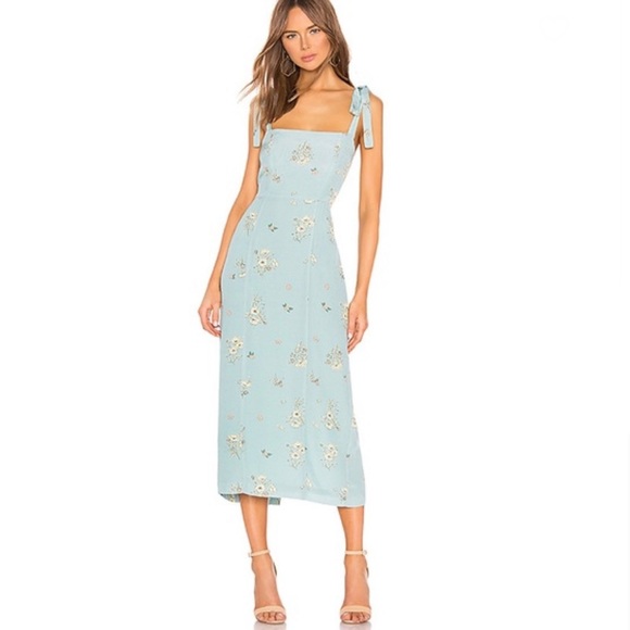 Capulet Dresses & Skirts - Capulet Camille Midi Dress in Blue Poppy Print